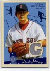 2008 Upper DeckGoudey Memorabilia #'dM Daisuke Matsuzaka - Boston Red Sox (Piece of authentic game-used Jersey) (Baseball Cards)