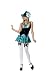 Mad Hatter Tea Party Hostess Sexy Adult Storybook Halloween Costume Skimpy Fairytale Ladies Outfit Leg Avenue Medium/Large, Black/Green