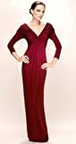 : TADASHI JERSEY TWIST-FRONT GOWN