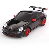 1 24 Scale Radio Remote Control Model Car Porche GT3 RS R C (Black) by RASTAR