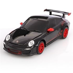 1 24 Scale Radio Remote Control Model Car Porche GT3 RS R C (Black) from R/C Cars