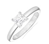 0.25 Carat VS2 - GIA Certified Diamond Solitaire Engagement Ring on 14k White Gold