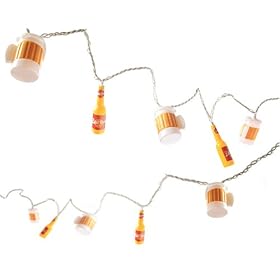 Beer Mug and Bottle Christmas Lights!