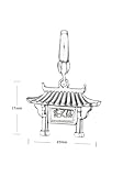 Temple – Platinum Plated Silver Charm