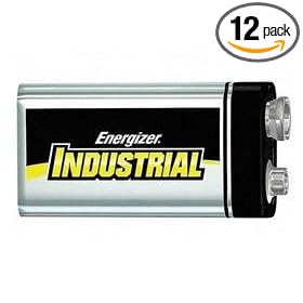 Energizer(R) 9-Volt Alkaline Industrial Batteries, Box Of 12