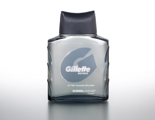 The Gillette Series Aftershave Splash, Cool Wave, 3.5-Ounce Bottle (Pack of 6)