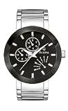 Bulova Steel Multifunction Bracelet Black Dial Men's Watch #96C105