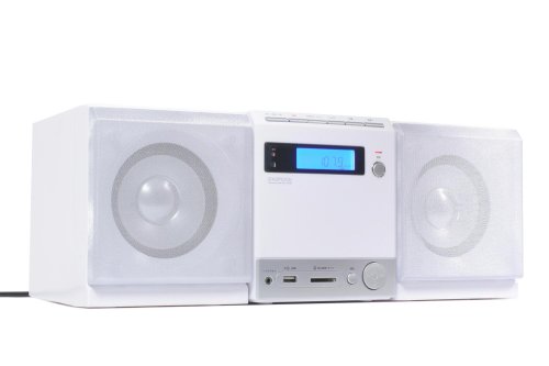 EXEMODE SD/CDミニコンポ CDR-296 ホワイト