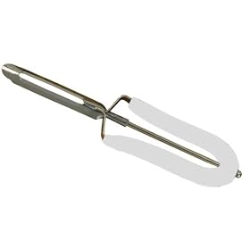 Amco Swing-A-Way 327WH Surgical Stainless Steel Peeler, White by Amco