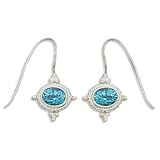 Blue Topaz Earrings