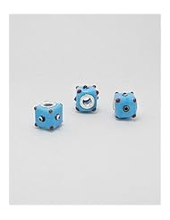 Glass Glass Beads In 92.5 Sterling Silver