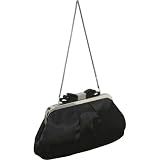 Coloriffics Handbags Satin Handbag Topped w/Bow