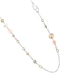 G by GUESS Pearl, Bead and Filigree Station Necklac, GOLD