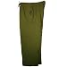 Gauze Pants - Silhouettes Drawstring Gauze Pant (1x, olive)