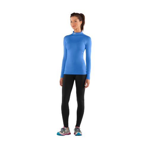 Under Armour Coldgear Compression Women's Longsleeve - Water/Silver,  M