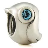 31pvW5dYXbL. SL160  Ohm March BIRTHSTONE Pale Blue Aquamarine Crystal Bird