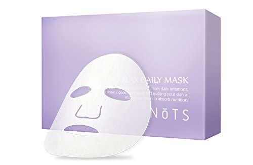 NOTS Lavender Relax Daily Mask (5pcs/box) - Lavender & Witch Hazel Leaf Extract, Relaxing, Smoothing, Hydrating, Sleeping mask