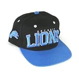 Detroit Lions NFL 2 Tone Flatbill Snapback Hat