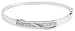 10k White Gold Diamond Twist Bangle (3/4 cttw, I-J Color, I3 Clarity)