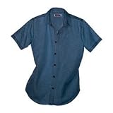 Jerzees Ladies Short Sleeve Denim Shirt (J216)