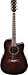 Ibanez PF28ECEDVS PF Series Acoustic/Elec Guitar in Dark Violin Sunburst