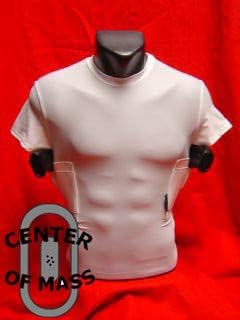 A Better Holster Tactical Holster Shirt Double Holster WHITE SMALL