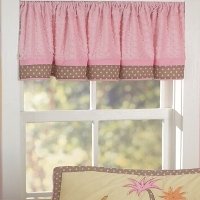 Jessica Breedlove Jessis Jungle Valance, Pink/Brown