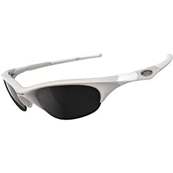 Oakley Half Jacket Women's Asian Fit Sport Racewear Sunglasses w/ Free B&F Heart Sticker - Pearl/Black Iridium