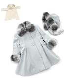 Trilogi Baby Girl Wool Coat with Bonnet