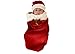 Velour Rose Set - Red with Red Roses, Infant: 0-3 Months