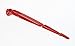 Hooke Road Red Rear Wiper Cover Trim Compatible with 2007-2018 JK Wrangler & Unlimited - Set