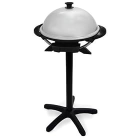 George Foreman GGR200RDDS Round Indoor/Outdoor Electric Grill