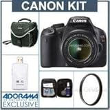 Canon EOS Rebel T2i EF-S Digital SLR Camera Kit,- Black, U.S.A. Warranty -  ....