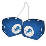 Detroit Lions Plush Fuzzy Dice by Fremont Die