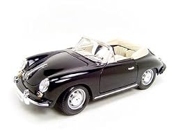 1961 PORSCHE 356B 356 CABRIO BLACK 1:18 DIECAST MODEL