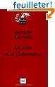 La voix et le ph�nom�ne : Introduction au probl�me du signe dans la ph�nom�nologie de Husserl