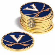 Virginia Cavaliers Golf Ball Marker Pack)