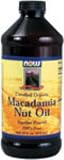 Macadamia Nut Oil - 16 oz. - Organic, Non-GE, Ships Ground Only