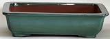 BuyBonsai's Bonsai Pot 14 Rectangle Green