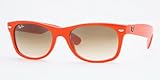 Ray Ban RB 2132 l New Wayfarer Orange l Faded Brown-52