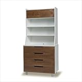 IMAGE OF Bundle-77 Classic 4 Drawer Dresser with Optional Hutch Finish: Birch