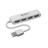 Connectland CL-U2MNHUB-4W 4 Ports USB V2.0 Mini Hub (White)