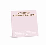 Knock Knock Say It With A Sticky: My Deepest Sympathies On Your  (Pack of 8)