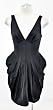 BCBGMAXAZRIA Black Crepe Back Satin Dress