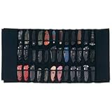 Maxam Padded Nylon Knife Display Roll Case 2 Straps For Closure Knives Not Included