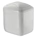 Mini Square Bathroom Vanity Trash Can Waste Bin, Swing Lid