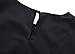 Jollychic Women's O Neck Short Sleeve Solid Color Cocktail Asymmetric Long Dress