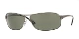 RAY BAN 3343 004 58 GUNMETAL POLARIZED SUNGLASSES by 