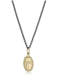 Erica Molinari "Renaissance" 14k Oval Dragonfly with Full Diamond Charm Necklace