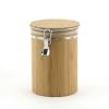 ThinkBamboo Large Air Tight Bamboo Canister - Carbonized Brown